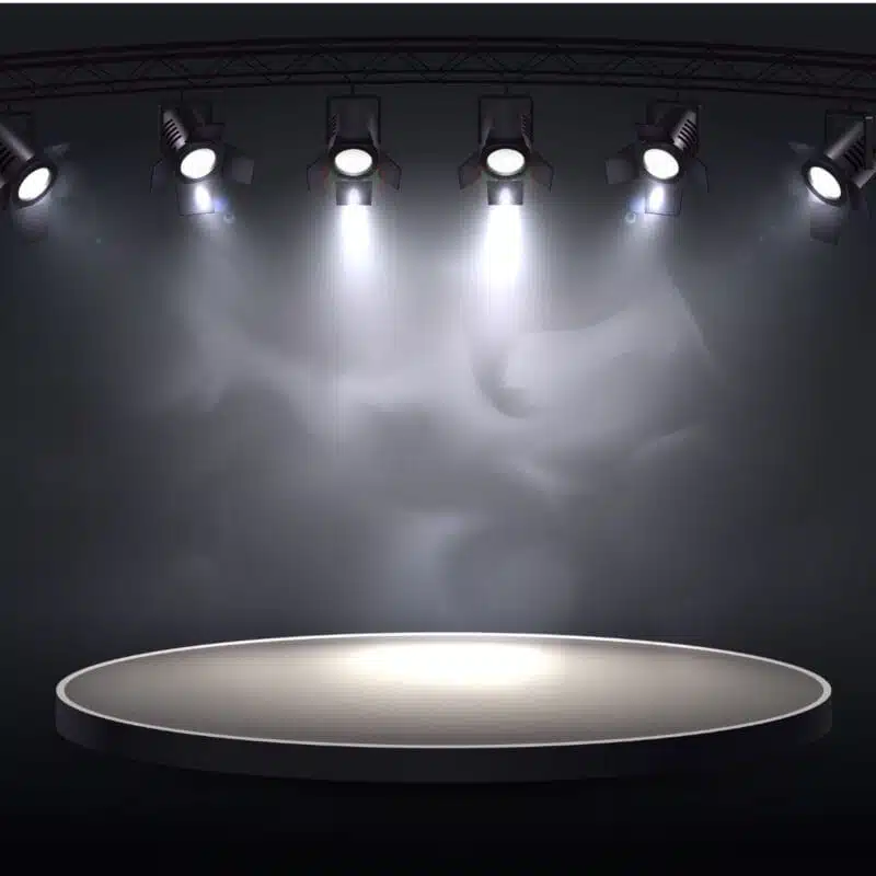 led profile spot fresnel théâtre show