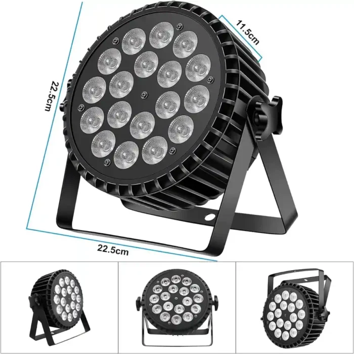 PAR LED Silent 18×15W 4IN1 PROLIGHT FS15 spec