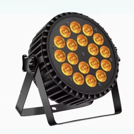 Projecteur PAR LED Silent 18×15W 4IN1 PROLIGHT FS15, ultra silencieux pour conférences et séminaires au Maroc version orange