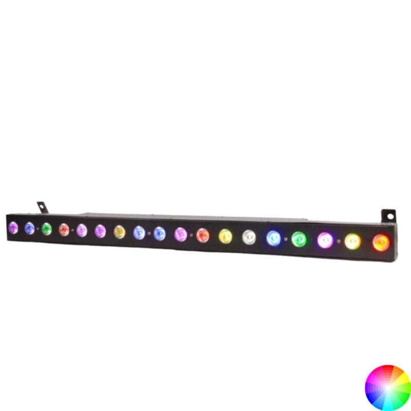 Barre LED Sun Strip 18×15W RGBW Matrix pour éclairage scénique et DJ