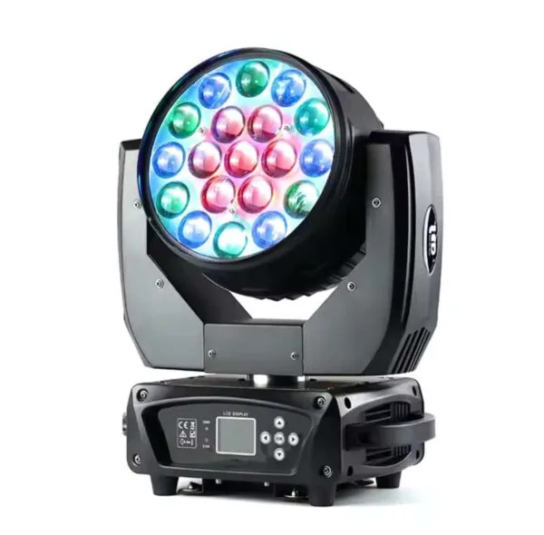 Lyre Wash Moving head led 19*15W RGBW au maroc