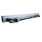 bar LED IP68 DMX : Vue arrière du projecteur architectural Wall Washer montrant les options de contrôle DMX512 et le boîtier robuste.