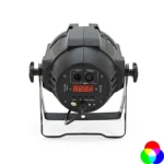PAR LED 54×3W 3in1 RGB — panneau arrière et connectiques DMX