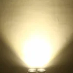 Blinder LED COB 4×100W blanc chaud froid allumé