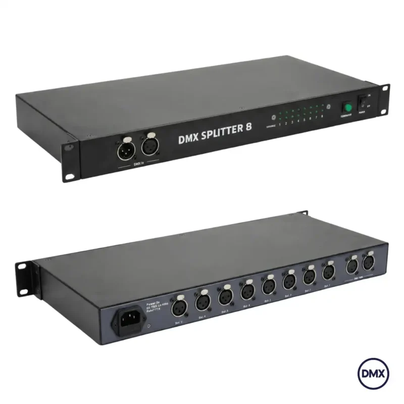 Amplificateur Booster de signal DMX512 professionnel pour protection éclairage scénique