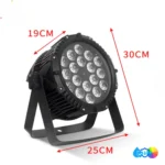PAR LED 18×15W IP68 Outdoor RGBW WP18 – dimension