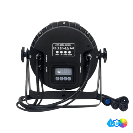 PAR LED 18×15W IP68 Outdoor RGBW WP18 – connectiques étanches