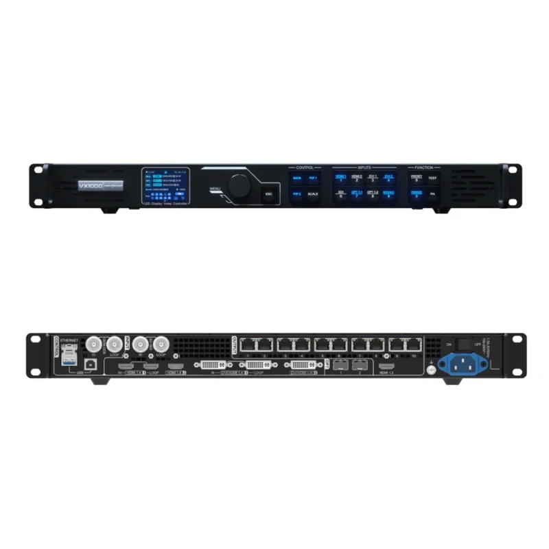 NovaStar VX1000 faces avant et arrière, contrôleur LED tout-en-un 6,5 millions de pixels