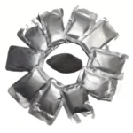 Gros plan sur les granules de poudre titanium pour machine à étincelles froides